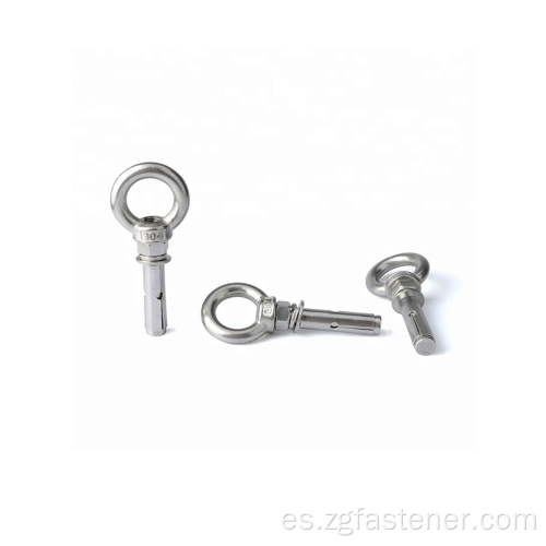 Anclaje de perno de ojo de elevación de acero inoxidable M6 M8 M10 M12 304